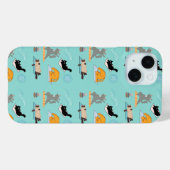ヨガをする面白い猫 Case-Mate iPhoneケース (裏面 (横))