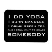 ヨガをやる マグネット (横)