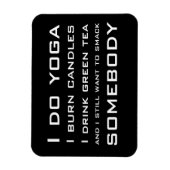 ヨガをやる マグネット (縦)