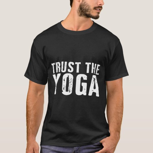 ヨガを信じて Tシャツ (正面)