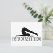 ヨガを吸う ポストカード (スタンド正面)