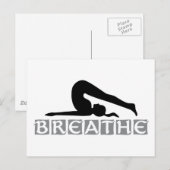 ヨガを吸う ポストカード (正面/裏面)