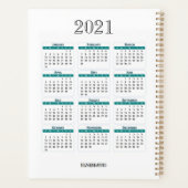 ヨガを表示したフォト デイリー プランナー - HAMbWG (裏面)