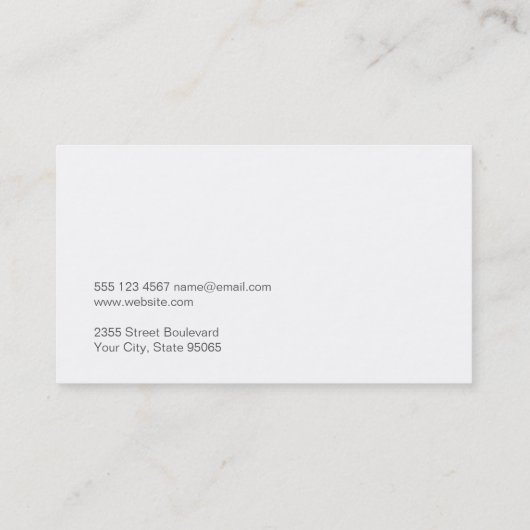 ヨガアイコン |水彩 名刺 (裏面)