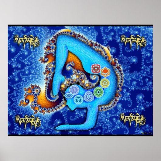 ヨガアウラ&チャクラ ポスター (正面)