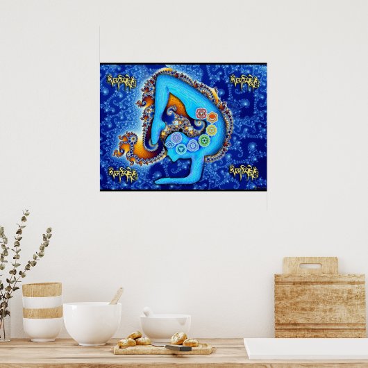 ヨガアウラ&チャクラ ポスター (キッチン)