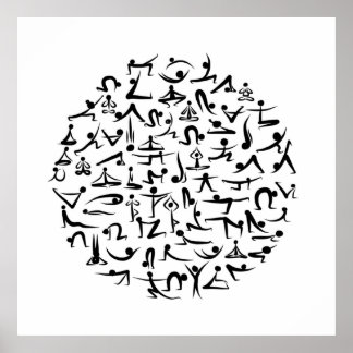 ヨガアサナコレクション ポスター