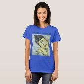 ヨガアサナ仏リラックス芸術マッスルタンク Tシャツ (正面フル)