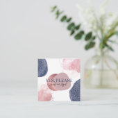 ヨガアシストカード スクエア名刺 (スタンド正面)