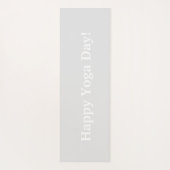 ヨガアルファベット女性マット ヨガマット (裏面)