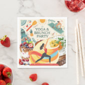 ヨガアンドブランチパーティー スタンダードランチョンナプキン (インサイチュ)