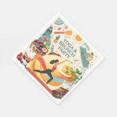 ヨガアンドブランチパーティー スタンダードランチョンナプキン (角)