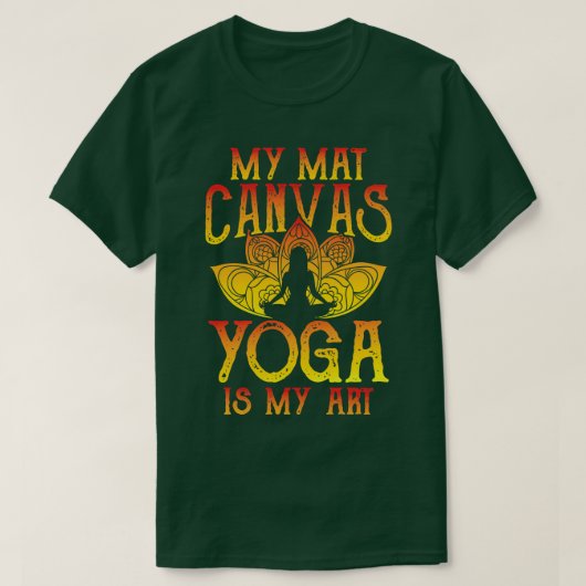 ヨガアート Tシャツ (デザイン正面)