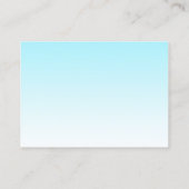 ヨガインストラクターとツリーポーズの女性 名刺 (裏面)