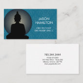 ヨガインストラクターと霊気マスタービジネスカード 名刺 (正面/裏面)