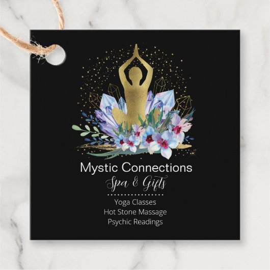 ヨガインストラクターエネルギーヒーラー結晶霊気スパ フェイバータグ (正面)