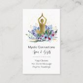 ヨガインストラクターエネルギーヒーラー結晶霊気スパ 名刺 (正面)