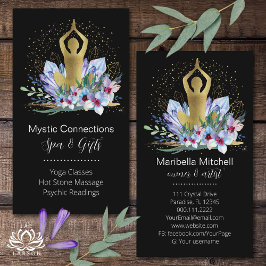 ヨガインストラクターエネルギーヒーラー結晶霊気スパ 名刺