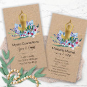 ヨガインストラクターエネルギーヒーラー結晶霊気スパ 名刺