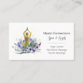 ヨガインストラクターエネルギーヒーラー結晶霊気スパ 名刺 (正面)
