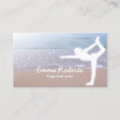 ヨガインストラクターエレガントモーニングビーチ 名刺 (正面)