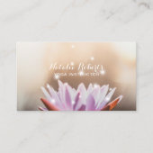 ヨガインストラクターエレガントロータスフラワースパサロン 名刺 (正面)