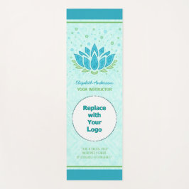 ヨガインストラクターカスタムのロゴ名|蓮の花 ヨガマット