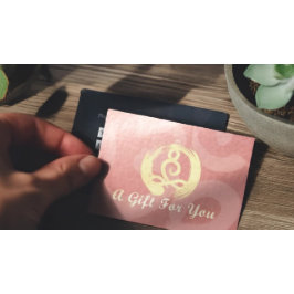 ヨガインストラクターギフト証明書瞑想禅OM 割引カード