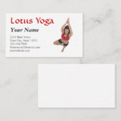 ヨガインストラクタークラス 名刺 (正面/裏面)