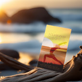 ヨガインストラクターサンセットハーフムーンポーズ5クラスパス ロイヤリティカード