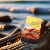 ヨガインストラクターサンセットハーフムーンポーズ5クラスパス ロイヤリティカード