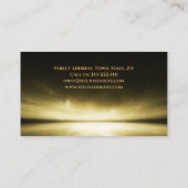 ヨガインストラクターザホライゾンライトカード 名刺 (裏面)