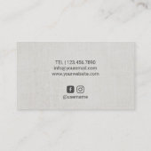 ヨガインストラクターシルバーツリーリエレガントネン 名刺 (裏面)