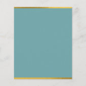 ヨガインストラクタースタジオクラスビジネスロゴロータス チラシ (裏面)