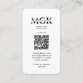 ヨガインストラクタースパセラピストマンダラミニマル 名刺 (裏面)