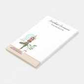 ヨガインストラクターツリーポーズトレーニングガール名前をカスタムする ポストイット (アングル)