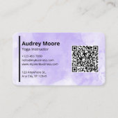 ヨガインストラクターテンプレート 名刺 (正面)