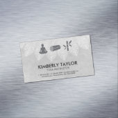 ヨガインストラクタートライバルパターン瞑想 マグネット名刺 (インサイチュ)