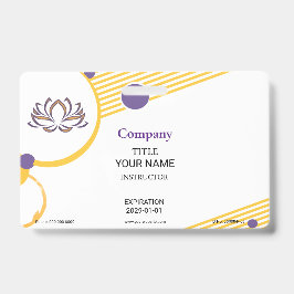 ヨガインストラクターバッジ バッジ