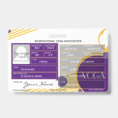 ヨガインストラクターバッジ バッジ (裏面)