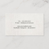 ヨガインストラクターバラ金ゴールドサークルスパ 名刺 (裏面)