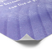 ヨガインストラクターバラ金ゴールドマンダラ引用文 ポスター (角)