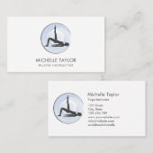 ヨガインストラクターピラティスフィットネスモダンナマステ 名刺 (正面/裏面)