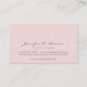 ヨガインストラクターフィットネスパーソナルトレーナーコーチ 名刺 (裏面)