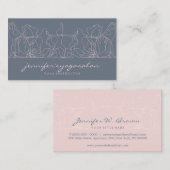 ヨガインストラクターフィットネスパーソナルトレーナーコーチ 名刺 (正面/裏面)