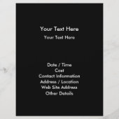 ヨガインストラクターフライヤー チラシ (裏面)