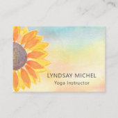ヨガインストラクターフローラ名刺 名刺 (正面)