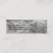 ヨガインストラクタープロフェッショナルOMシンボル スキニー名刺 (裏面)