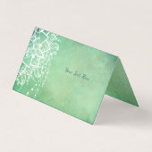 ヨガインストラクターマンダラビジネスカード 名刺 (正面)