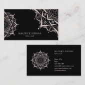 ヨガインストラクターマンダラヨガライフコーチゼン 名刺 (正面/裏面)